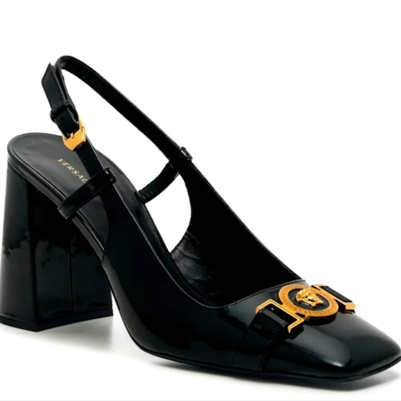 Versace Slingback Heels - Picture 1 of 7